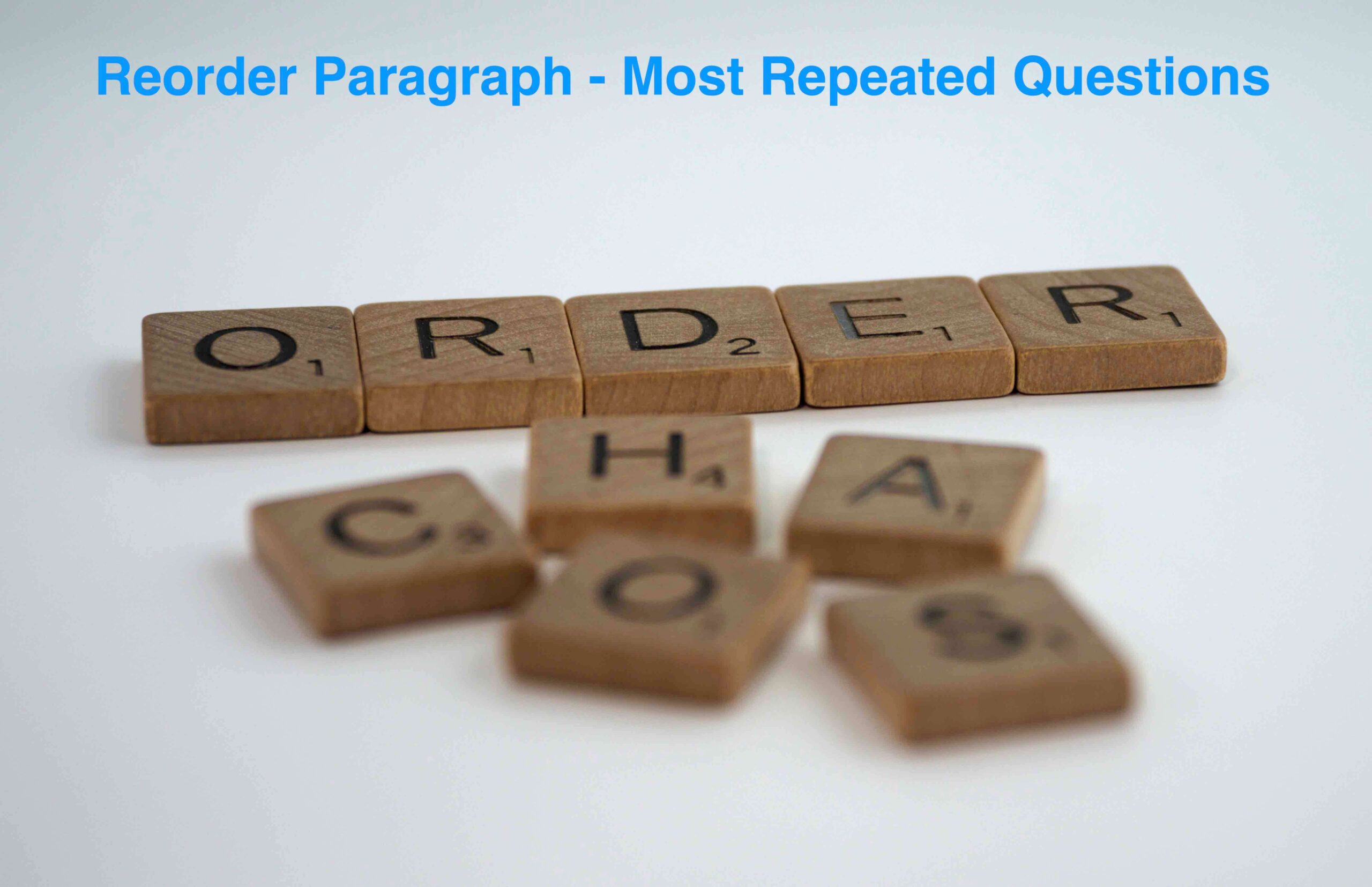 Most repeated questions in Reorder Paragraph. Practice all the questions with the tips and strategies mentioned in reorder paragraph post.